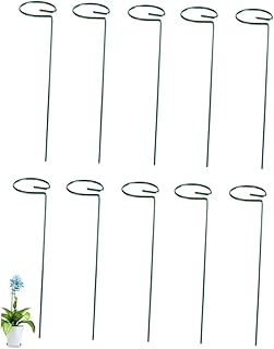 Parliky 10 Pçs Suporte De Plantas Vasos De Plantas De Peônia Suportes De Vasos De Flores Para Gaiola De Plantas Externas Anéis Suporte De Plantas Treliça Vasos De Plantas Treliça Treliça