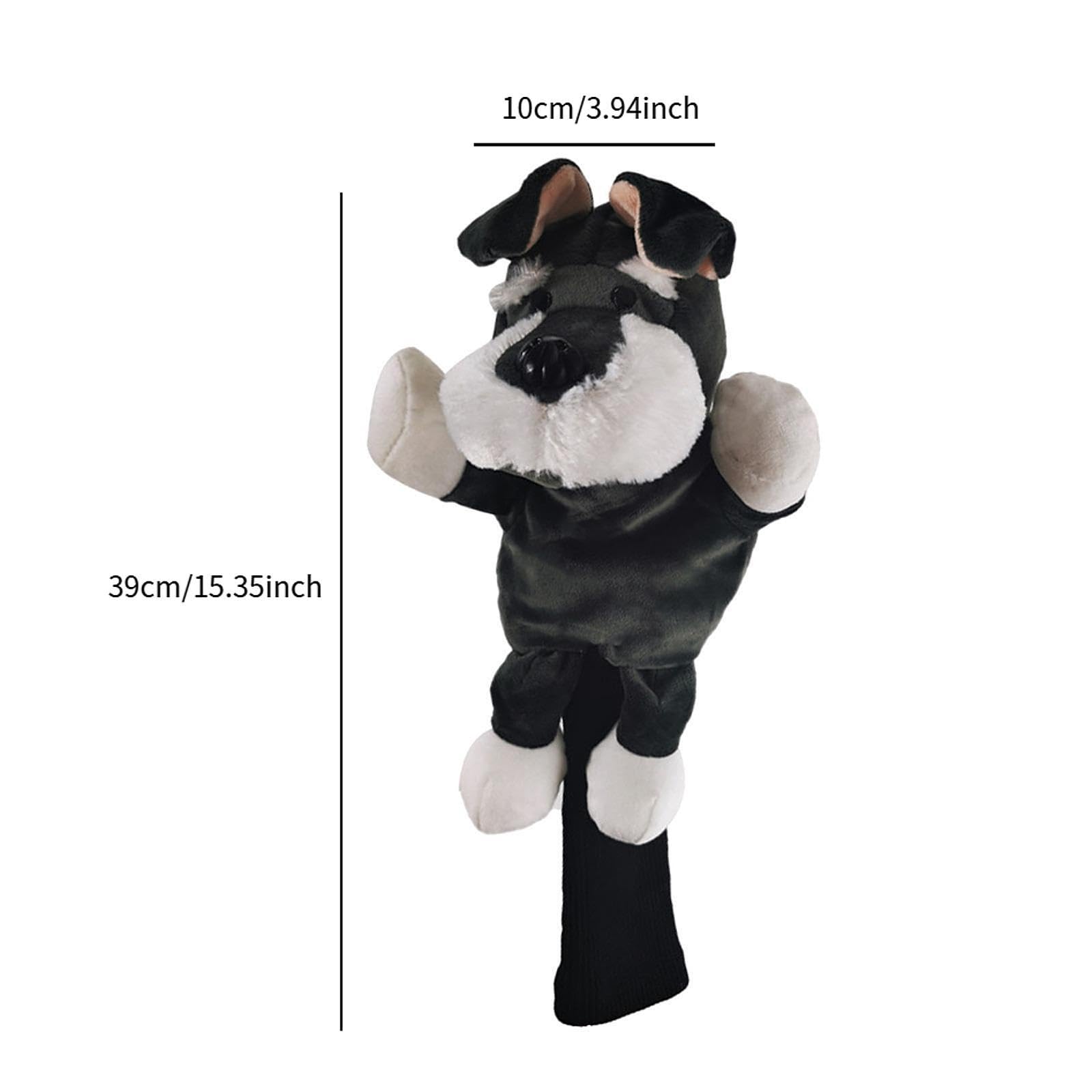 Golf Club Headcover Funda para Cabeza de Palo de Golf en Forma Animal Cubierta Protectora para Madera Confeccionada en Felpa Duradera Adecuad