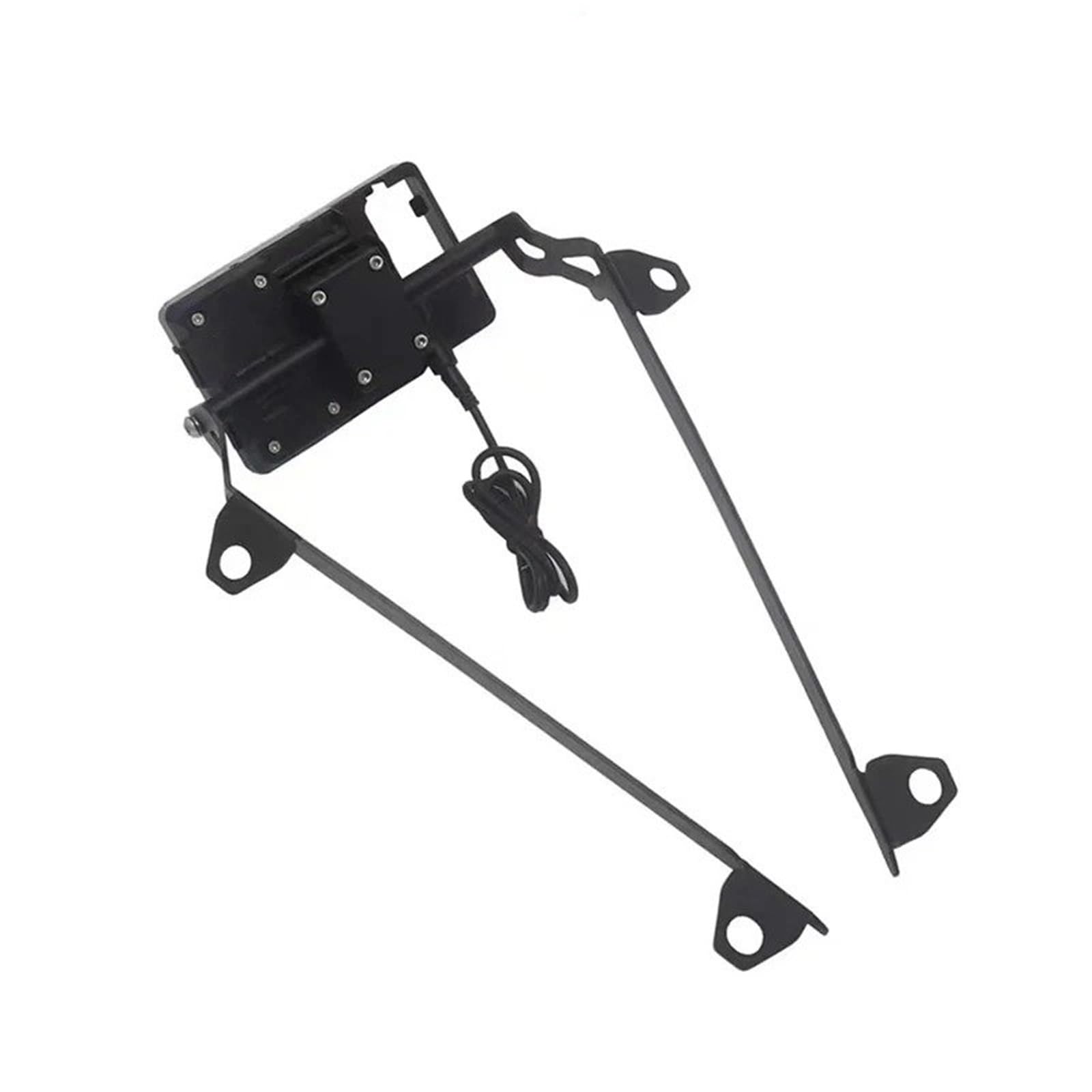 Motocyklowy uchwyt GPS do telefonu komórkowego DUCATI do MULTISTRADA V4 S V4S 2021 2022 uchwyt nawigacyjny USB i bezprzewodowy stojak do ładowania uchwyt na telefon (kabel 12 mm)