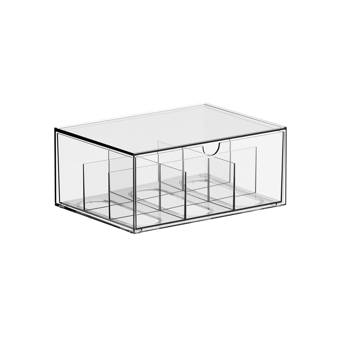 Vidifor 9 Drawer Trading Card Storage Organizer Box, Clear Stackable Drawers for MTG, TCG, PTCG, Sports Cards, for daily use. (1)
