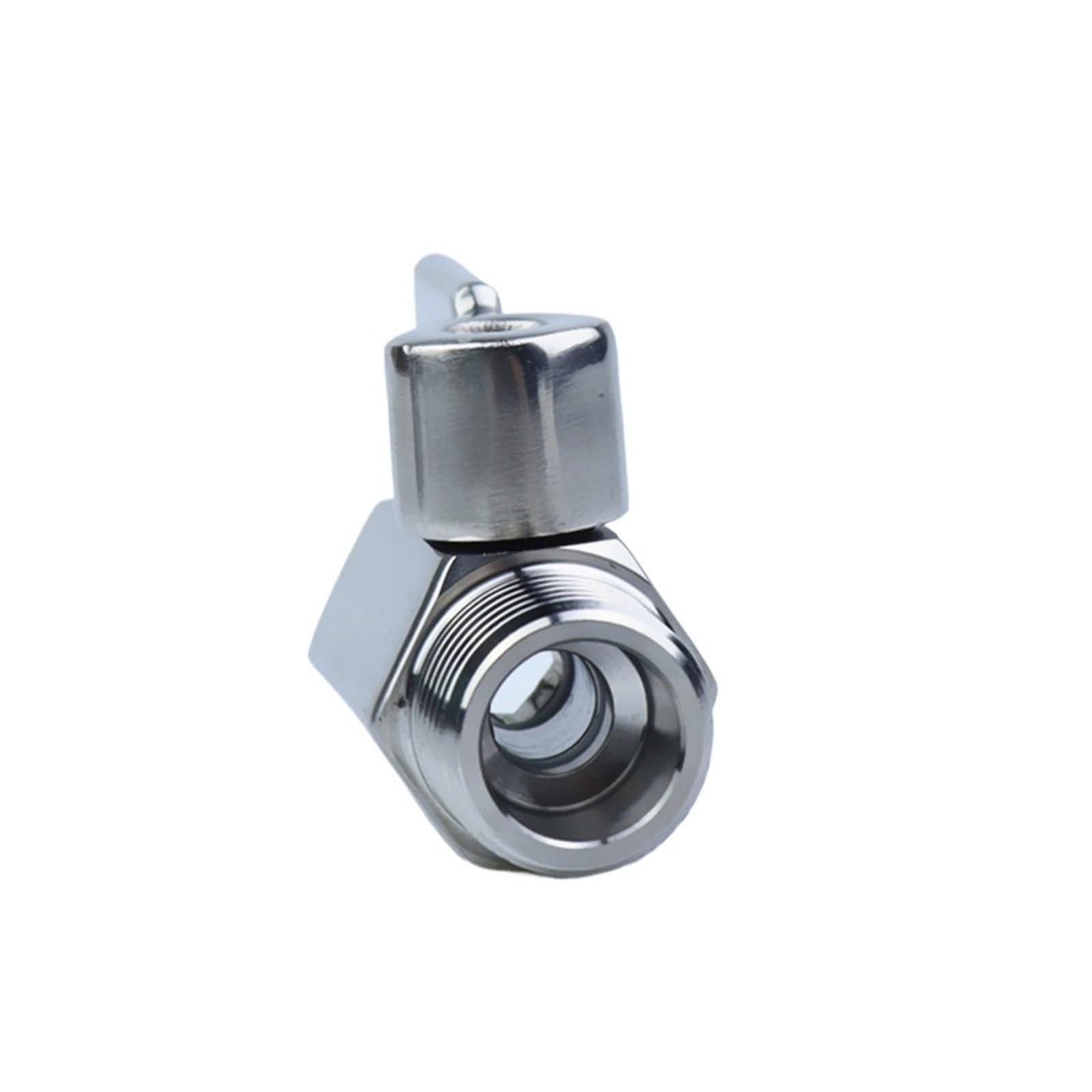Mini válvula de bola 2 vías acero inoxidable SS304