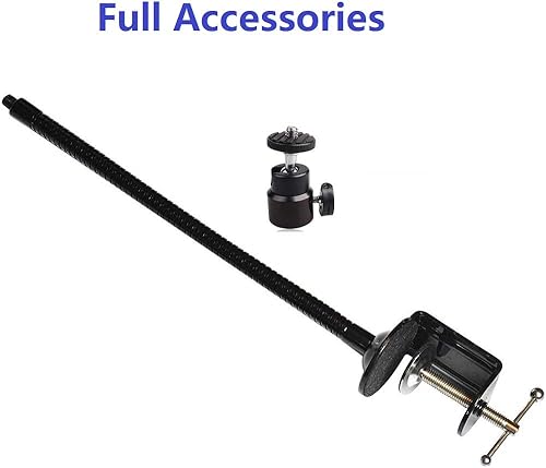 Miniatura 7 de AceTaken Soporte para cámara web - Soporte de brazo de cuello de cisne flexible para Logitech Webcam C920s C920 C930e C922x C930 C922 C925e C615