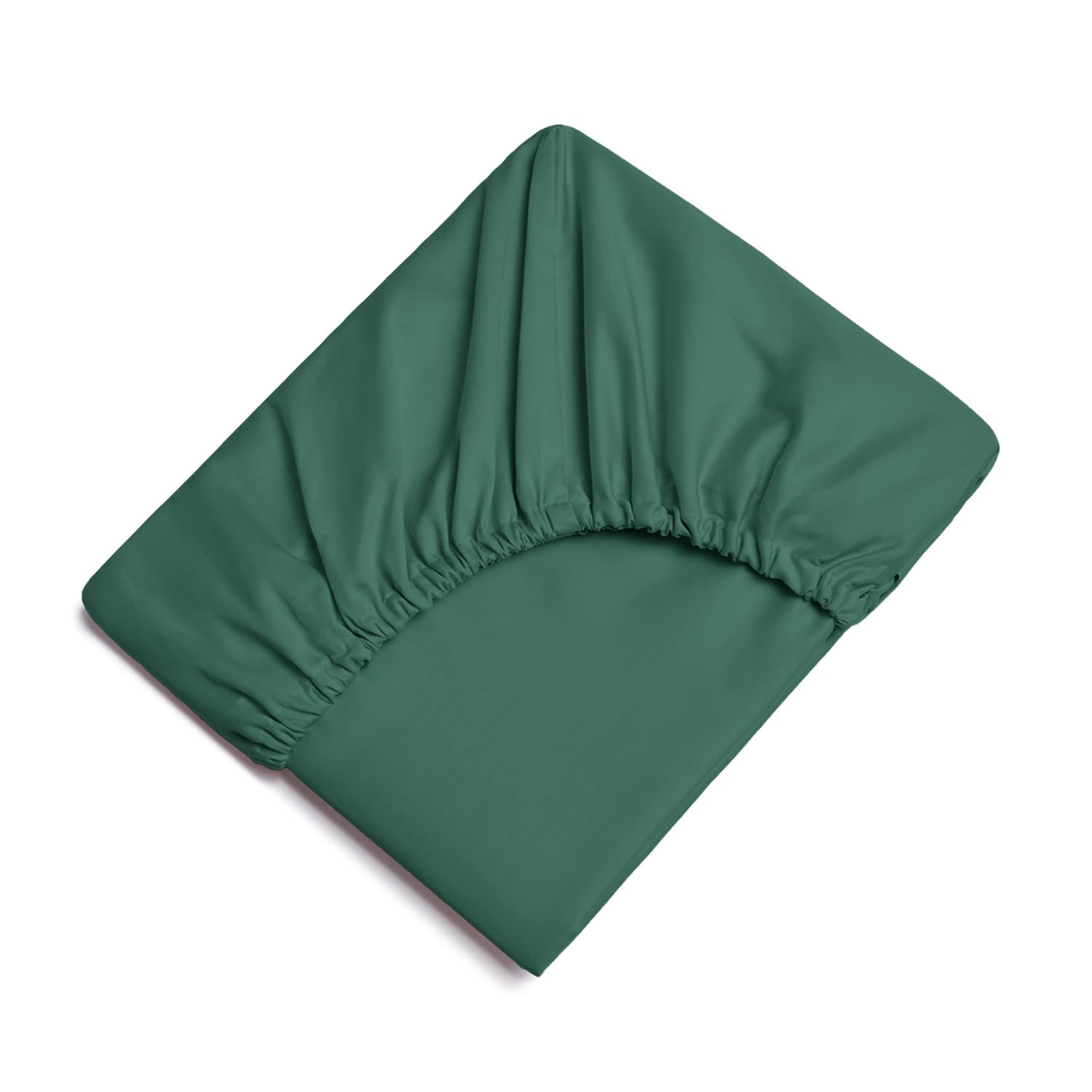 Oxford Homeware Emerald King Size Fitted Sheets -100% Brushed Microfibre 1800 Easy Care 25 cm Deep King Size Bed Sheet Bedding - Image 2