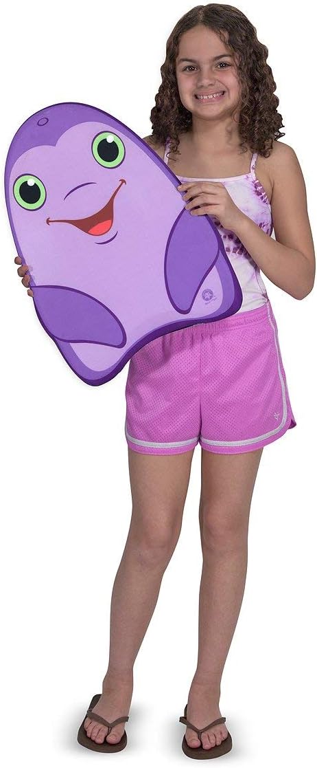 Melissa & Doug Sunny Patch Dart Dolphin Kickboard - Learn-to-Swim Pool Toy