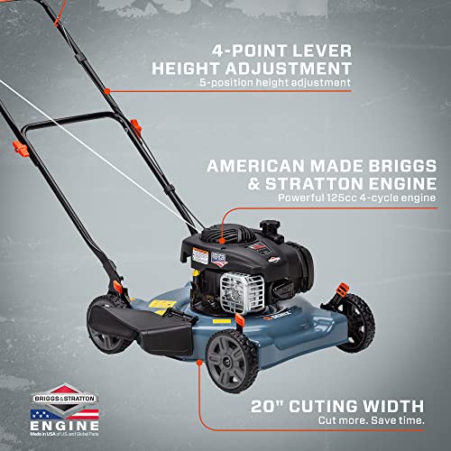 Senix A025038 Lspg-L3 20-Inch Gas Push Lawn Mower With 125 Cc 4-Cycle Briggs & Stratton Engine thumb #4