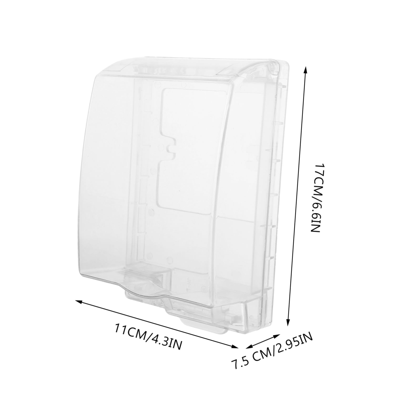 LIFKICH Type Socket Cover Splash Protective Box for Outdoor Use Durable Material Easy Installation for Bathroom Kitchen and Living