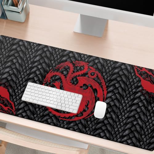Tapis de souris XL Game of Thrones Targaryen pour protéger votre bureau PC