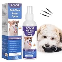 Aomig Fernhaltespray Hunde Knabberstopp für Hund Bitter Spray für Hunde Bitterspray Hundeabwehrspray Hundeschreck Fernhaltespray für Hunde Anti Kau und Lecken Spray für Möbel Kleidung Schuhen (200ml)