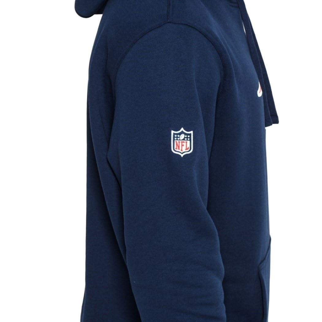 New Era Team Logo Hoody New England Patriots - Sweat-Shirt À Capuche - Chemise - Manches Longues - Homme