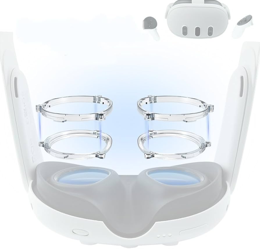  Quest 3処方レンズメガネフレーム レンズフレーム VR磁気吸引透 Amazon.co.jp: for Meta Quest 3処方レンズメガネフレーム レンズ