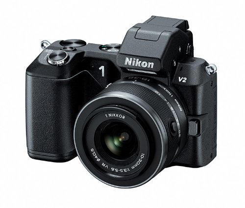Nikon 1 V2 14.2 Mp Hd Digital Camera Body Only (Black) #TOP1