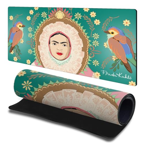 Tapis de souris L Frida Kahlo pour clavier et bureau PC