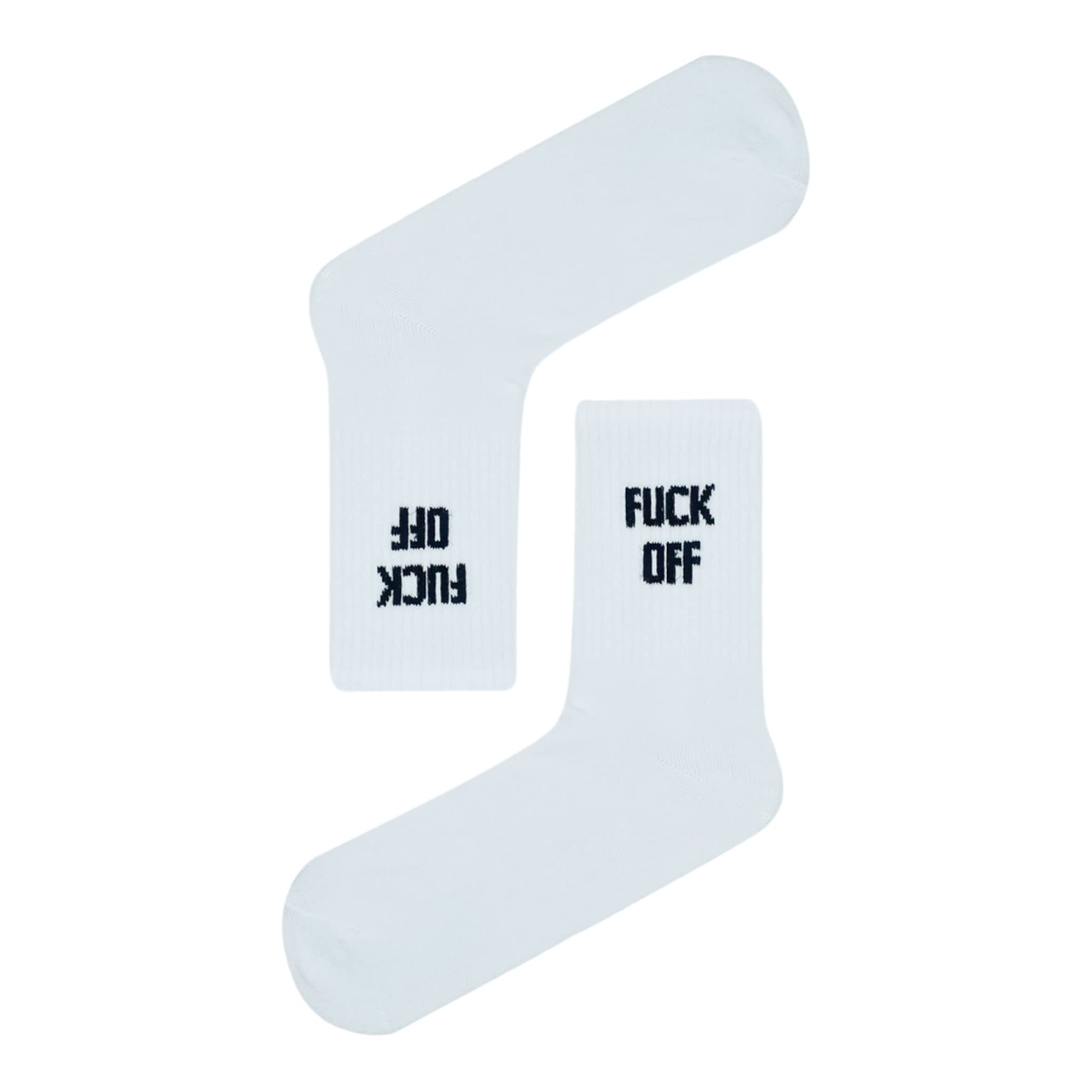 Fuck-off Sports Funny Socks Novelty Crazy Rude Gifts Unisex Premium Cotton