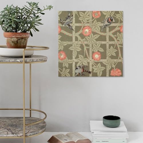 Affiche William Morris 2 impression sur toile haut de gamme 60x60 - 5