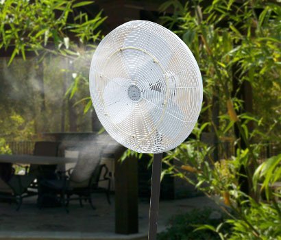Fan Mist Kit For Outdoor Cooling - Low Pressure Fan Misting System - Brass/Stainless Steel Misting Nozzles #TOP5