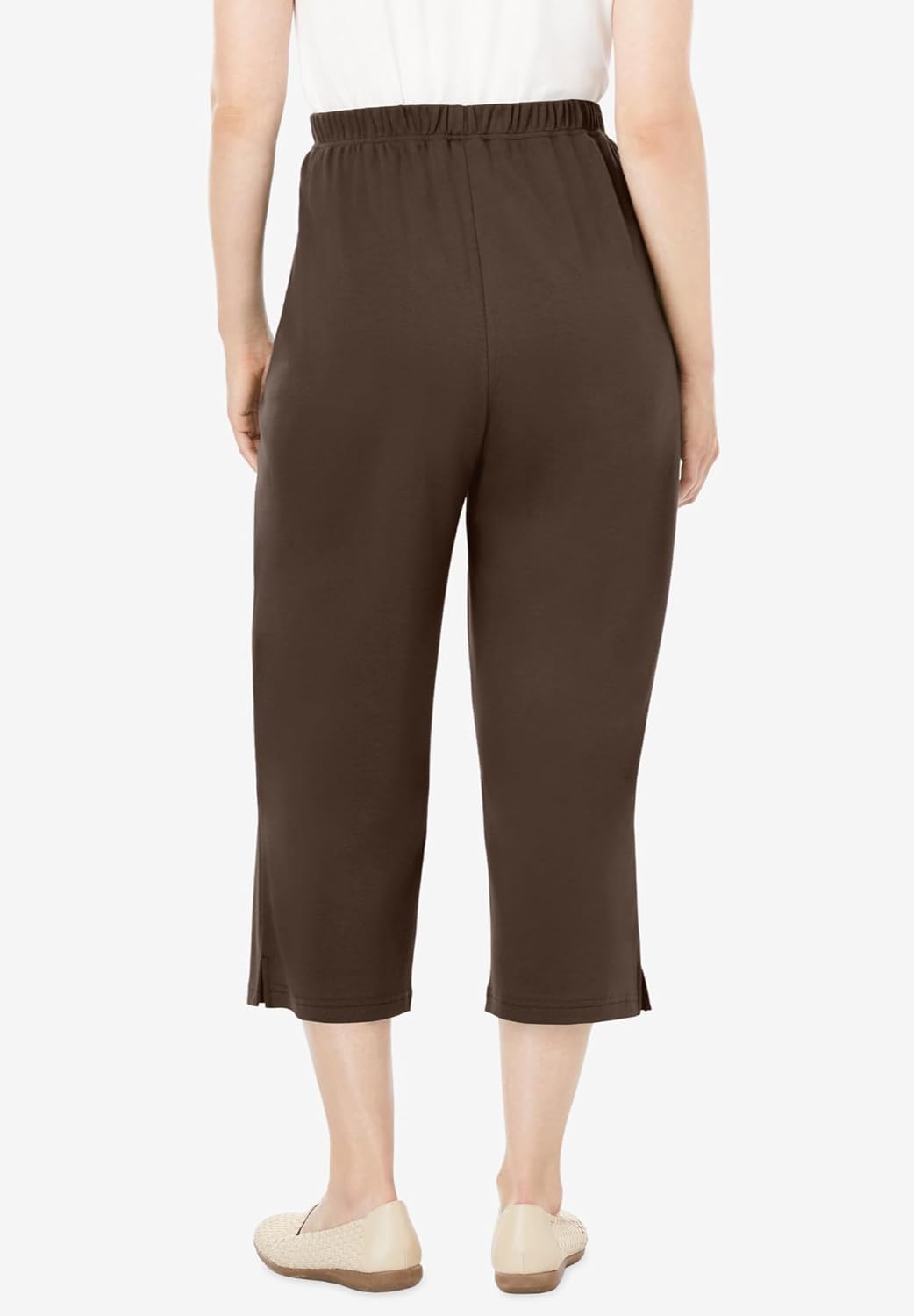 Woman Within Plus Size 7-Day Knit Capri - Image 2