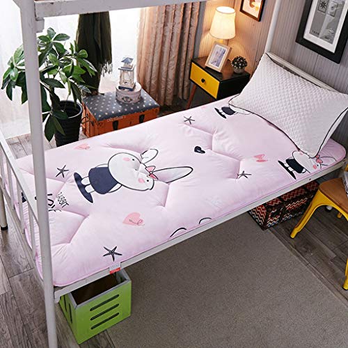 Hongyan Cojín Tatami colchón futón japonés Espesar Plegable tapetes Antideslizantes Suave colchón futón de Estudiantes compartida Litera Inicio Cama durmiendo Almohadillas de algodón