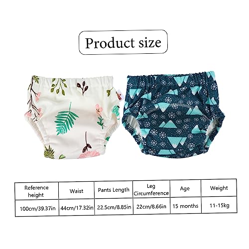 TOYANDONA Fraldas Para Bebês 2 Peças Calças De Treinamento Para Bebês Calças De Treinamento Para Ban