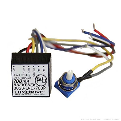 Miniatura 2 de BuckPuck con cable - Controlador LED de corriente constante de 700 mA con potenciómetro