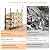 C-Hopetree 4Ft Outdoor Indoor Firewood Rack, Adjustable Metal Log Holder for Fireplace, Heavy Duty Wood Pile Storage Organizer Stacker Stand, Black