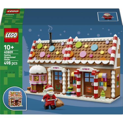 LEGO Weihnachtliches Lebkuchenhaus 40809 – Ansicht 1