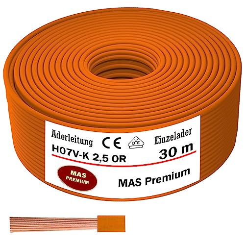Conduttore H07 V-K 2,5 mm², arancione singolo