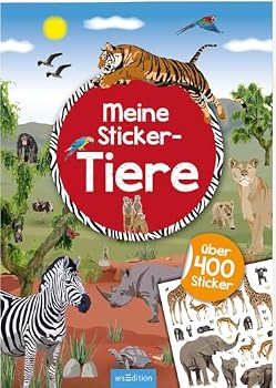 Paperback Meine Sticker-Tiere: Mit über 400 Stickern Book