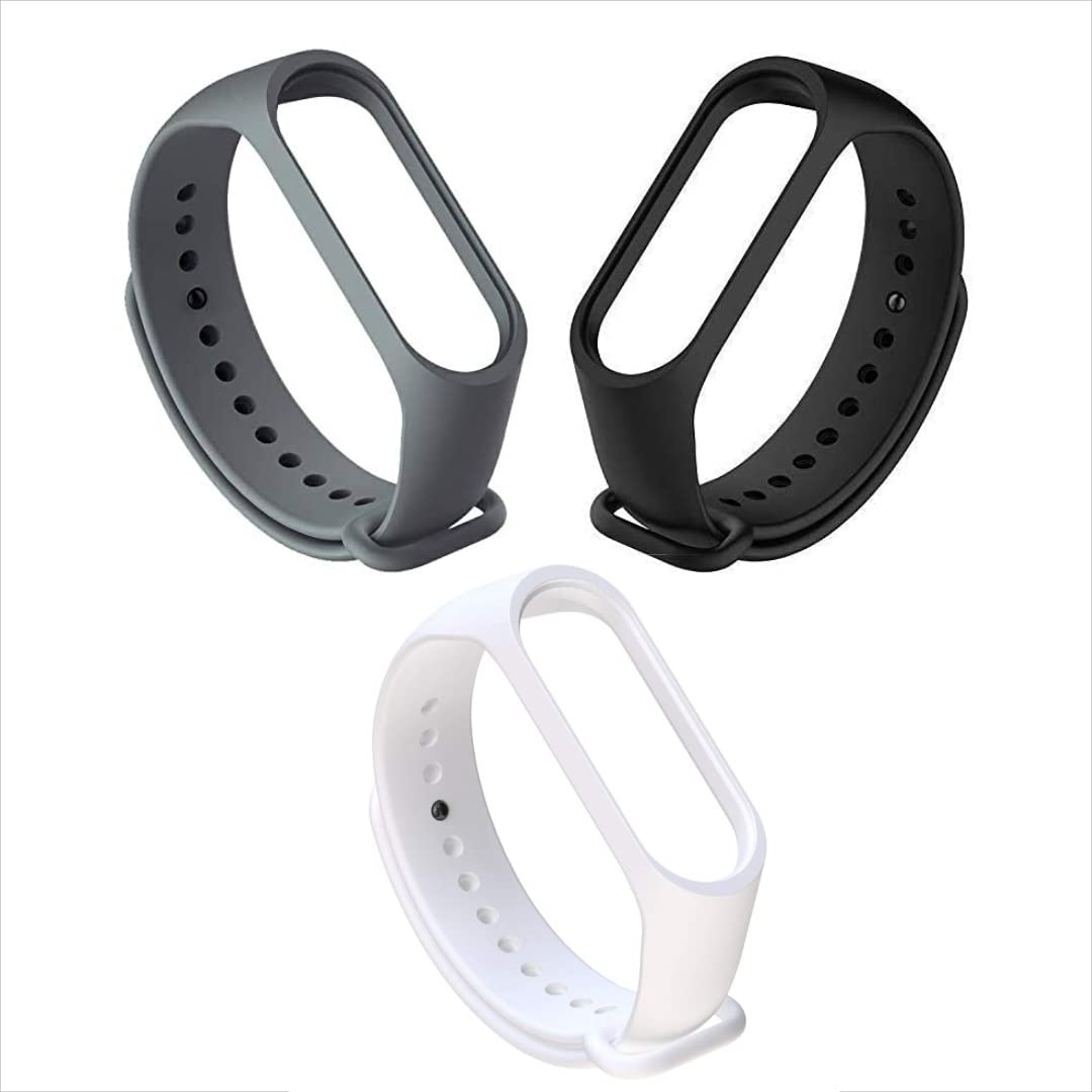 Inefable® Mi Band 3 & 4 Strap Band Wristband Strap Compatible with Mi Band M3 & M4 Original Device Not Included |