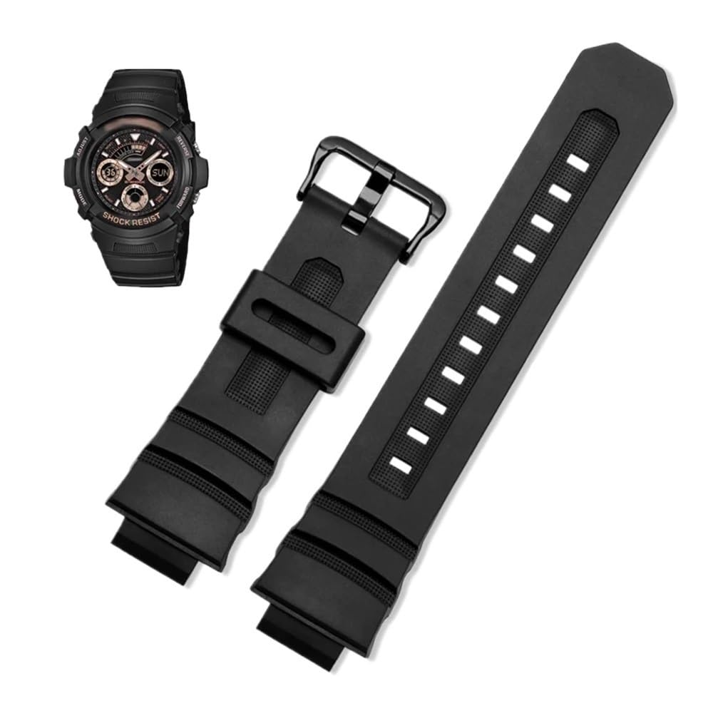 Correa de goma para Casio G-Shock AWG-M100 pulsera impermeable 8