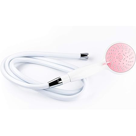 【AQ88】 アクアビュル ボヌール (ホワイト, C.本体+PVCホースセット) Bonheur 5段階モード ファインバブル シャワーヘッド AQUA BULLE 日本製