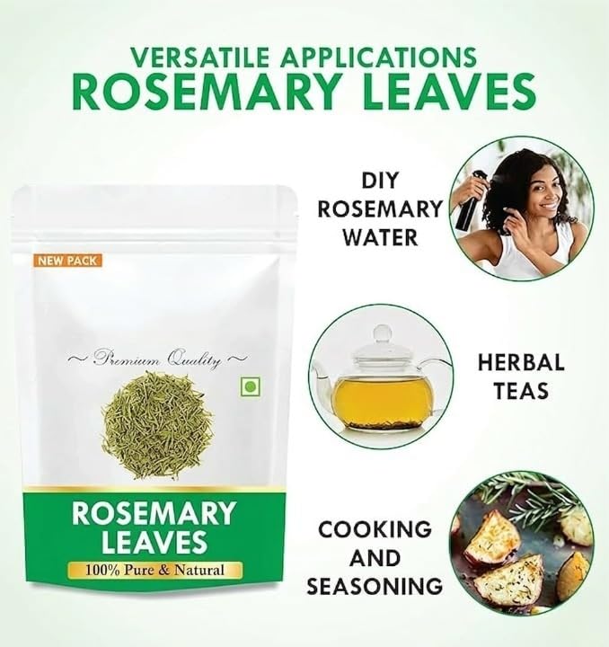 Dry Rosemary Leaves 100% Natural (200 gm) Herbal Tea For Hair Growth