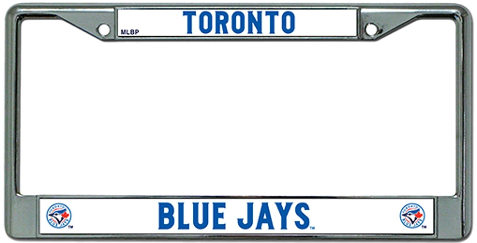 Toronto Blue Jays New Logo Design Metal Chrome License Plate Tag Frame Cover Baseball