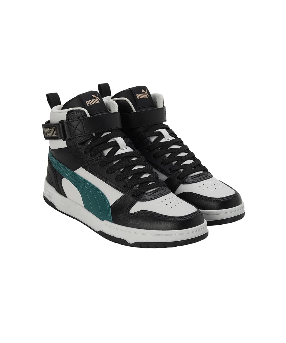 PUMA RBD Game Sneaker High Unisex 385839 10 Weiss-grün