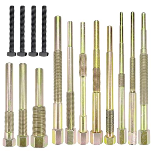 HANQIMOTO 11-Piece Primary & Secondary Clutch Puller Tool kit Compatible with Yamaha Golf Carts Kawasaki Arctic Cat Can-Am Polaris Motorcycle 2870903 2870506 PA-48595