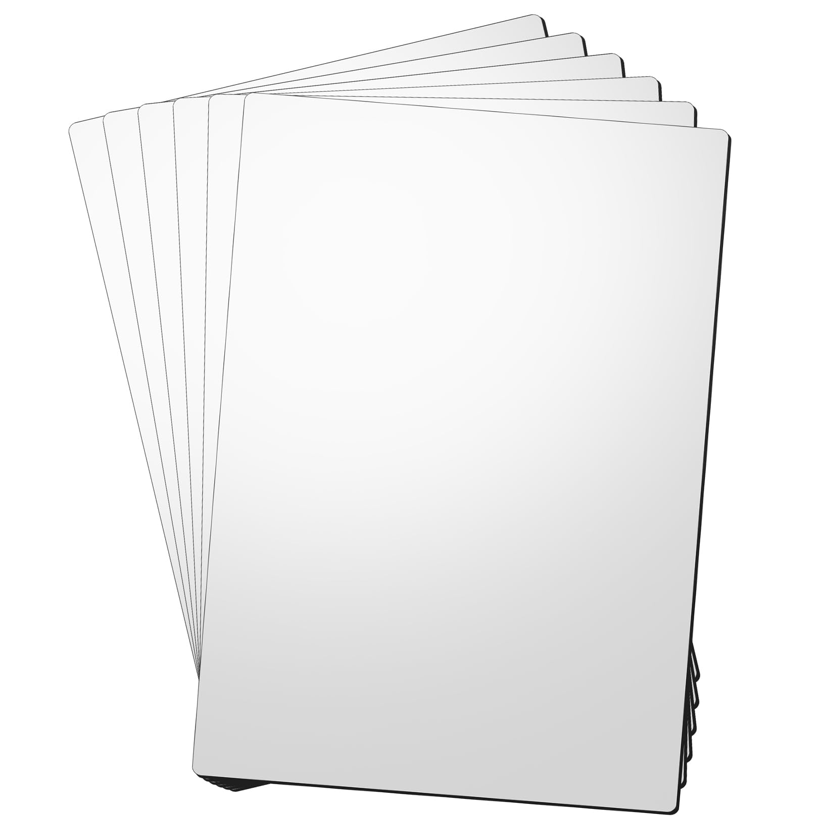 LLPT Magnetic Printable Sheets, Matte White, 6 Pack 21CM x 30CM