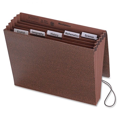 Smead School Subject File Organizer, Flap and Elastic...