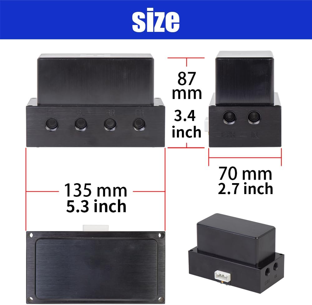 Air Management Top Grade Air Suspension System Electronic Controll System/pneumatic/airlift 5 Memory MP-DV8A12001
