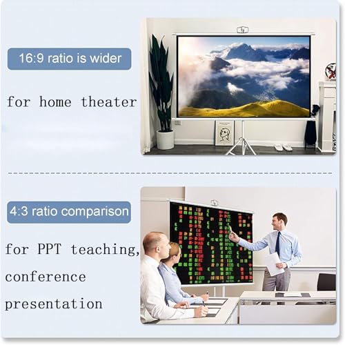 Pantalla de proyección con tripié 72 pulgadas 4:3 miniatura 5