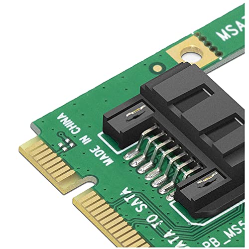 Adaptador mSATA a SATA con cable SATA miniatura 6