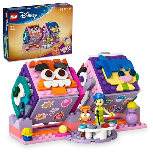 LEGO Disney Ters Yüz 2 Duygu Küpleri 43248 9 Yaş ve Üzeri Çocuklar için Pixar’dan Neşe ve Kaygı Karakterlerini İçeren Yaratıcı Oyuncak Yapım Seti (394 Parça)