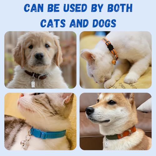 JUGUTA 3 Stück Personalisierte Adressanhänger Für Hunde Katzen, Adressanhänger Hund, Hundehalsband Anhänger, Für Haustiere, Katzen, Hunde
