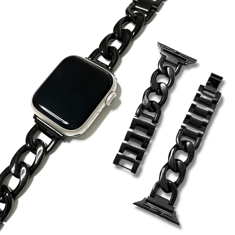 Amazon.co.jp: [YGGSTORE] Apple Watch互換品 ステンレス チェーン 