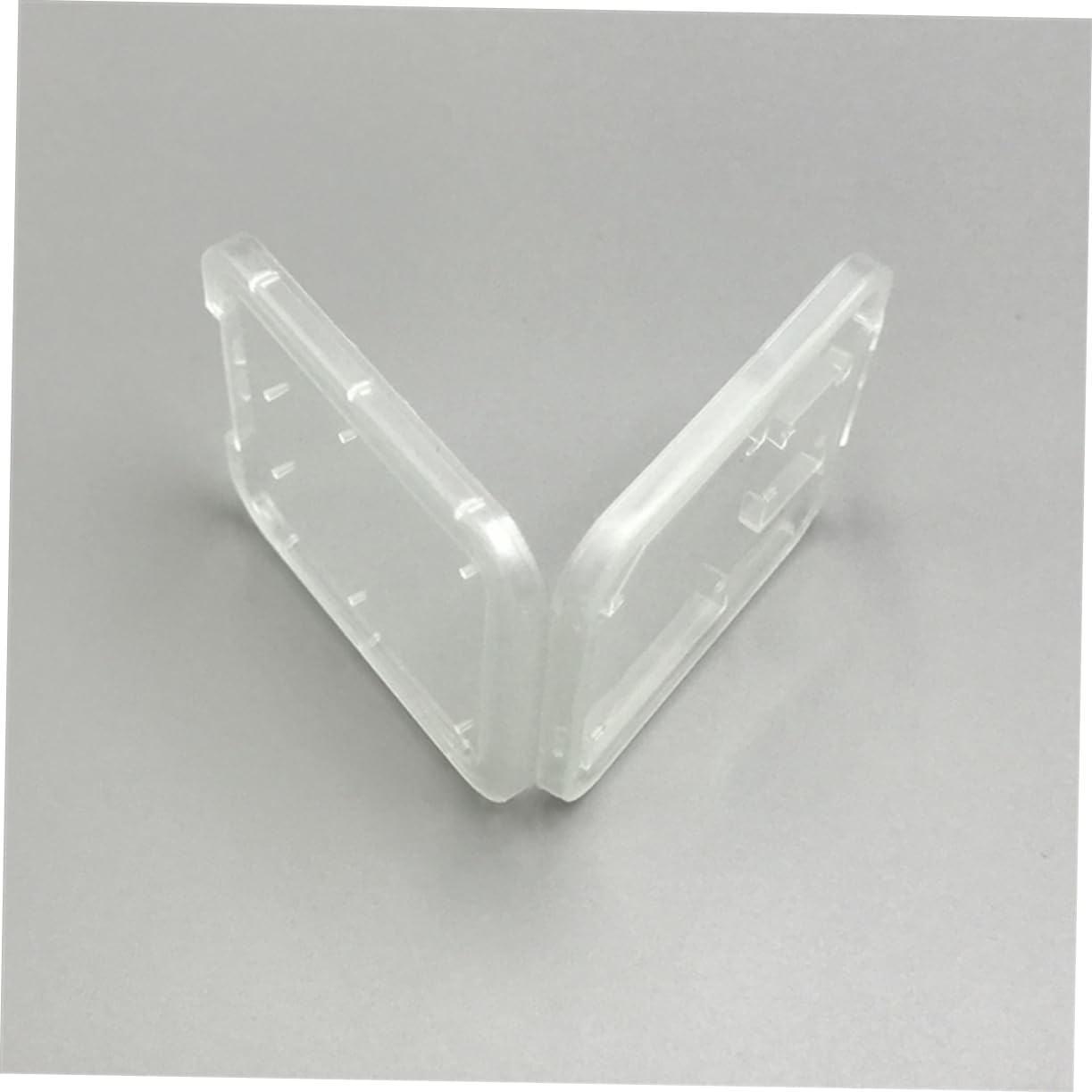 Hemoton 60pcs Plastic Memory Card Holder for and Storage Case Design for Easy Access and Organization of Memory Cards