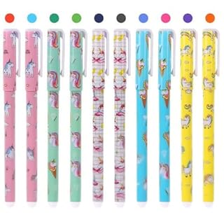 Juego De 6 Bolígrafos Borrables De Gel Borrables Con Tinta