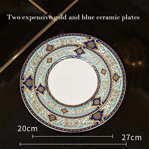 Juego de vajilla de cerámica con esmalte activado, juego de cena/almohadilla de colocación de mesa, taza de café, plato… - Imagen 8