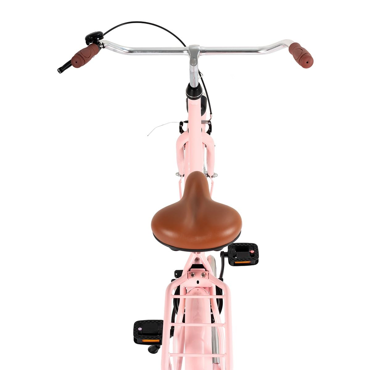 City Kinderfahrrad 24 Zoll | Ab 8-12 Jahren | Kinder Fahrrad für Mädchen/Jugend | EN4210 geprüft | V-Brake & Rücktrittbremse | Reflektoren & Schloss