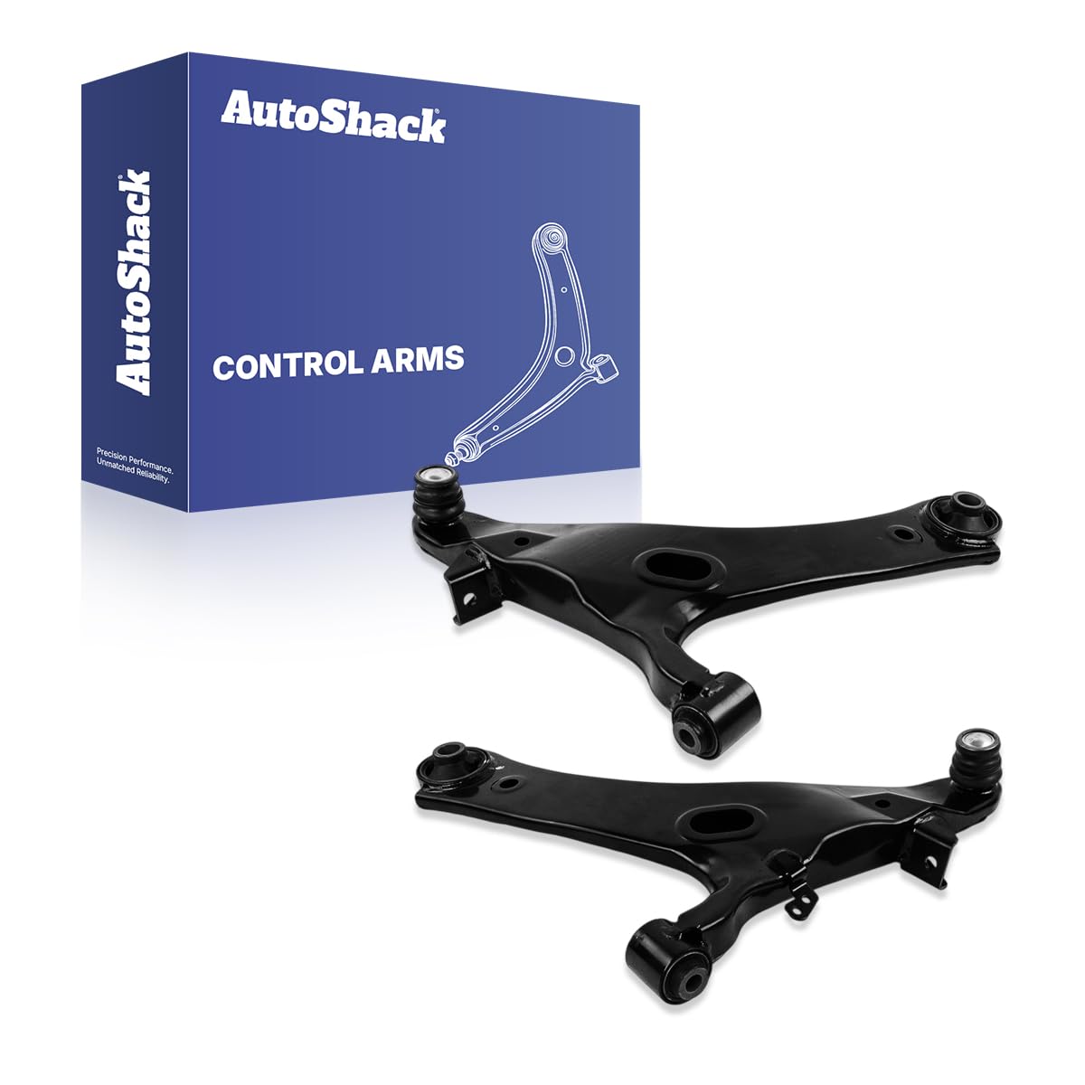 AutoShack Front Lower Control Arms and Ball Joint with Bushings