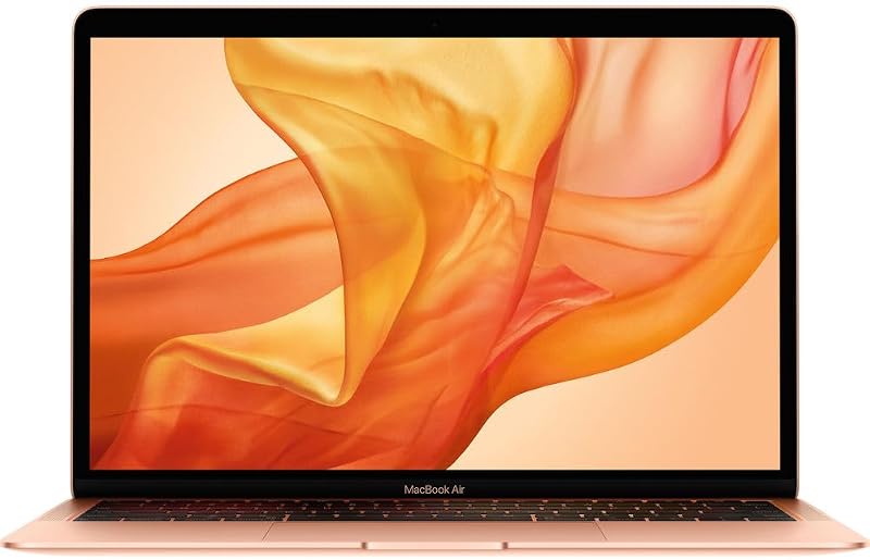2019 Apple MacBook Air con 1.6GHz Intel Core i5 (13-pollici, 8GB RAM, 128GB di Memoria SSD) (QWERTY Italian) Oro (Ricondizionato)