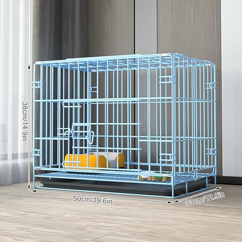 Cage pour chat pliable et parc pour chiots avec bac de propreté - 2