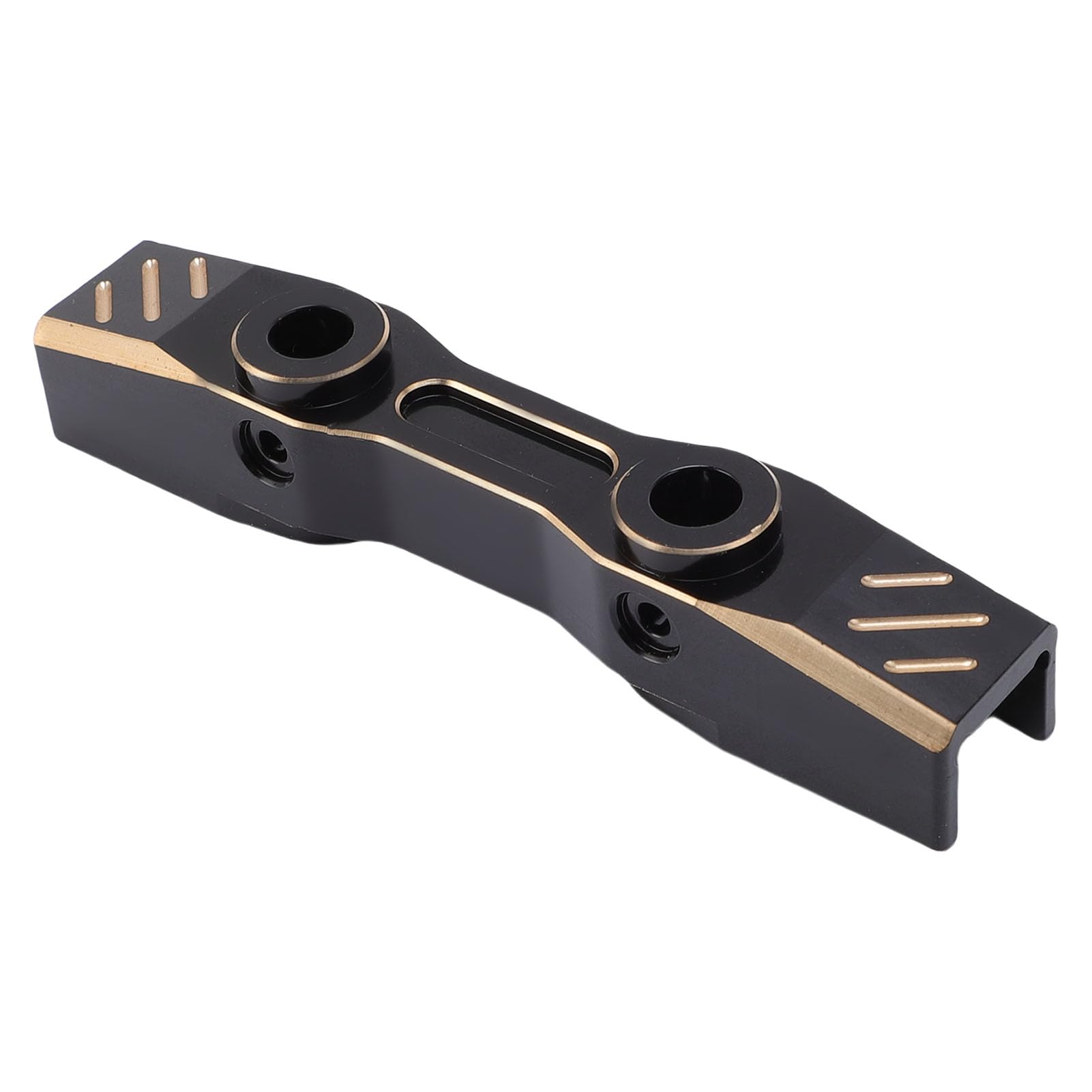 Traversa di ricambio per auto RC in ottone con lussuosa finitura in oro nero per dettagli squisiti per la costruzione di modelli per gli appassionati